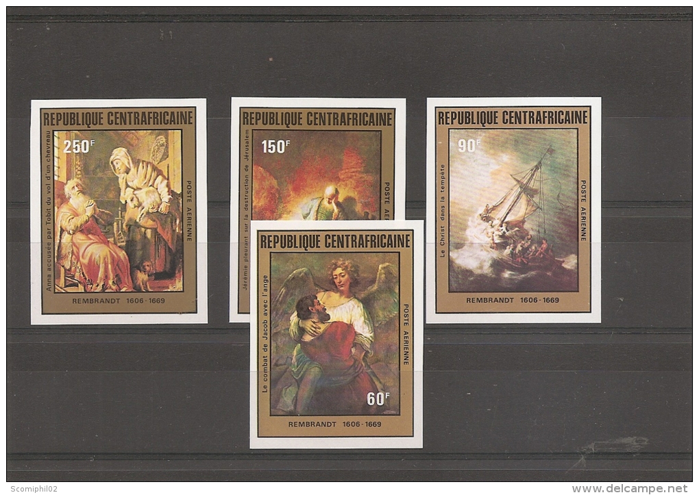 Rembrandt ( PA 230/33 Non Dentelés Xxx -MNh- De Centrafricaine) - Rembrandt