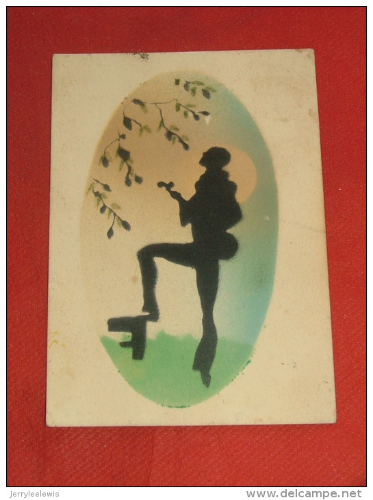 Fantaisies  -  PIERROT - Silhouette - Scherenschnitt - Silhouette