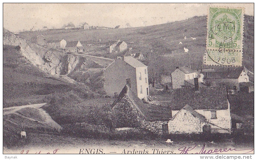 BELG14  --  ENGIS  --  ARDENTS THIERS   --  1908 - Engis