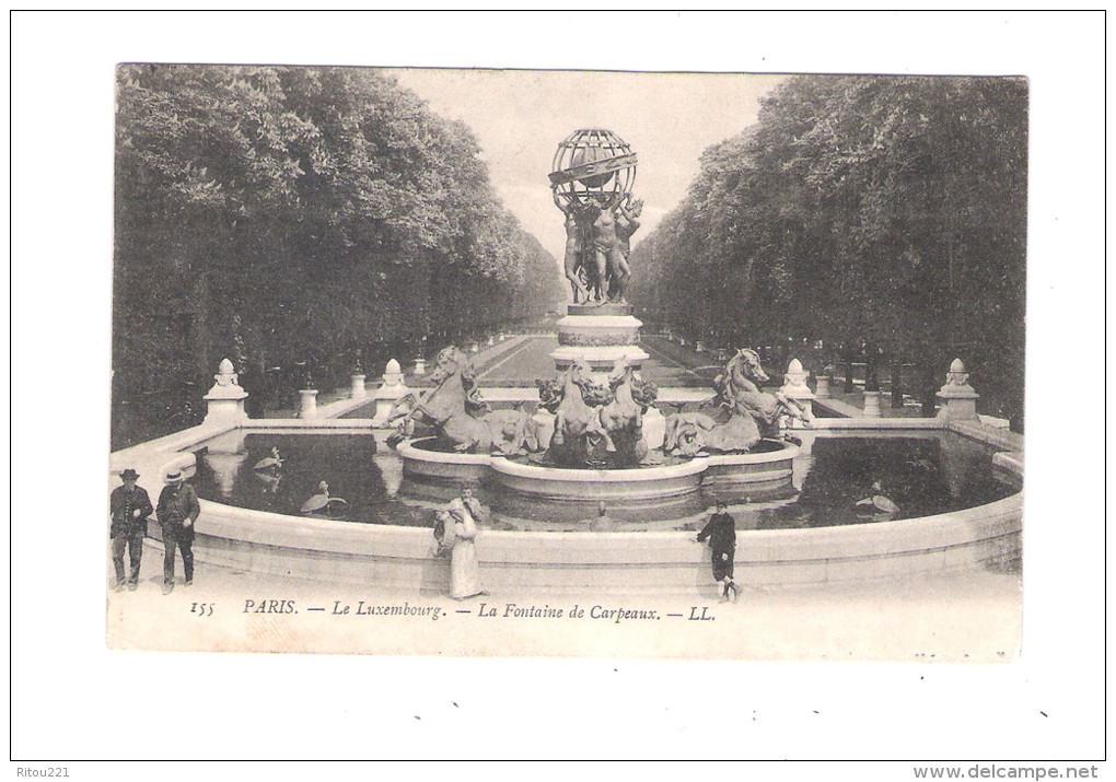 75 - PARIS  FONTAINE CARPEAUX -  TORTUE Turtle Animation N°155 - Schildpadden