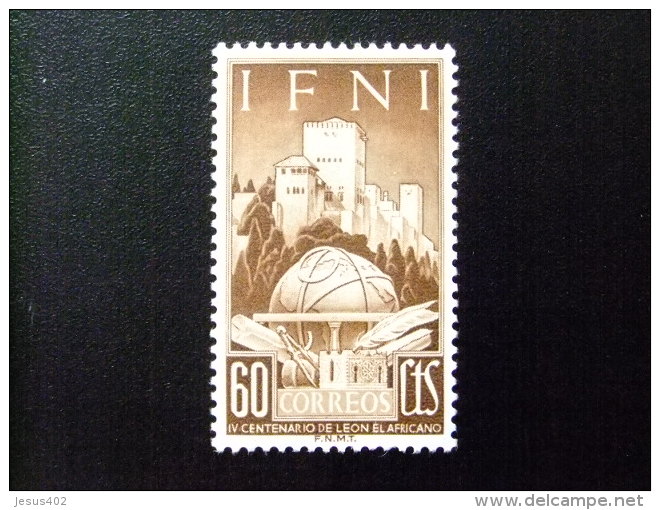 IFNI  Año 1952 -- IV Centenario Del GEOGRAFO (LEON EL AFRICANO)  --  Edifil Nº 88 ** MNH -- Yvert & Tellier Nº 65 ** MNH - Ifni
