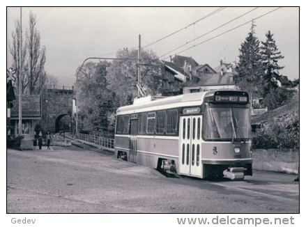 Chemin De Fer Orbe Chavornay, Train à Orbe Photo 1977 BVA OC 219.9 - Chavornay