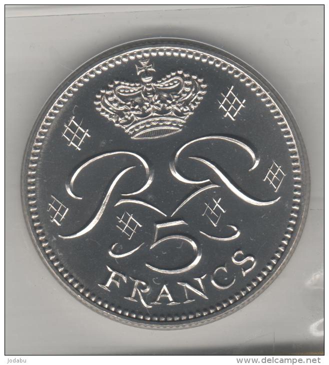 Superbe Piéce De 5 Frs 1975 De Monaco FDC..14.000 Exemplaires - 1960-2001 Neue Francs