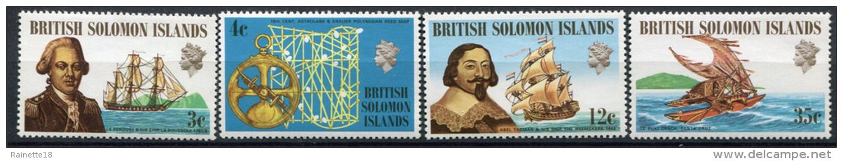 Salomon (Solomon Islands)      195/198  **     Bâteaux Et Navigateurs - Salomonseilanden (...-1978)