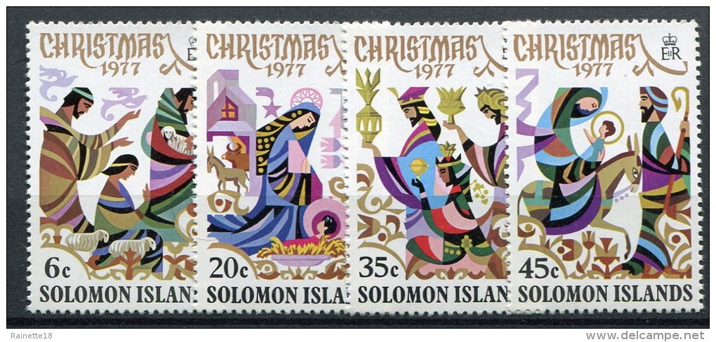 Salomon (Solomon Islands)      336/339  **       Noël - Iles Salomon (...-1978)