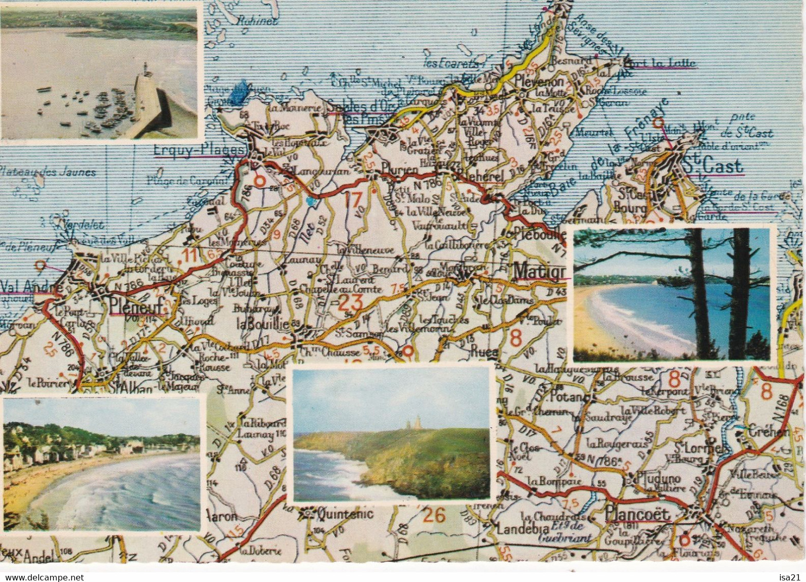 CPM COTES DU NORD  (COTES d'ARMOR) Bretagne: lot de 40 cartes postales variées