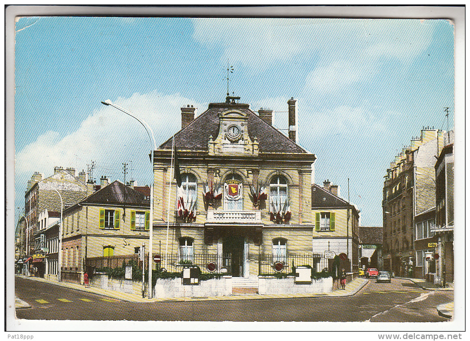 ROSNY SOUS BOIS 93 - La Mairie - Jolie CPSM Colorisée GF (1969) RARE ? (0 Sur Le Site) N° 296 Seine St Denis - Rosny Sous Bois