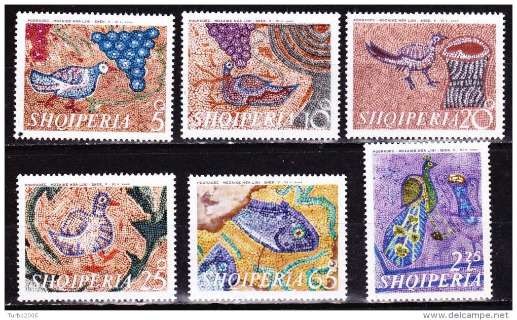 Albania 1970 Early Christian Mosaic Art  MNH Set Michel 1429 / 1434 - Albania