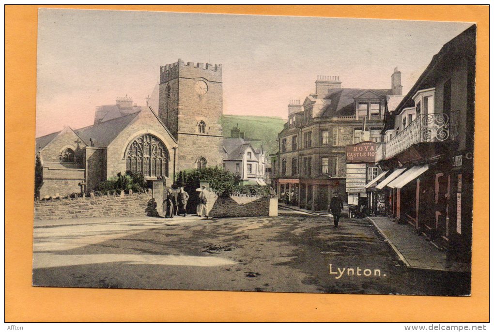 Lynton 1905 Postcard - Lynmouth & Lynton