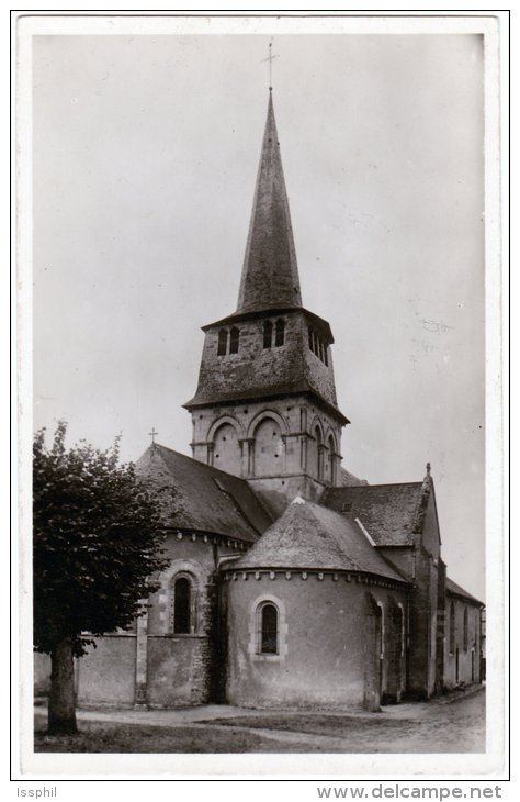 CPSM - PF - Nérondes (Cher) L'église - Nérondes