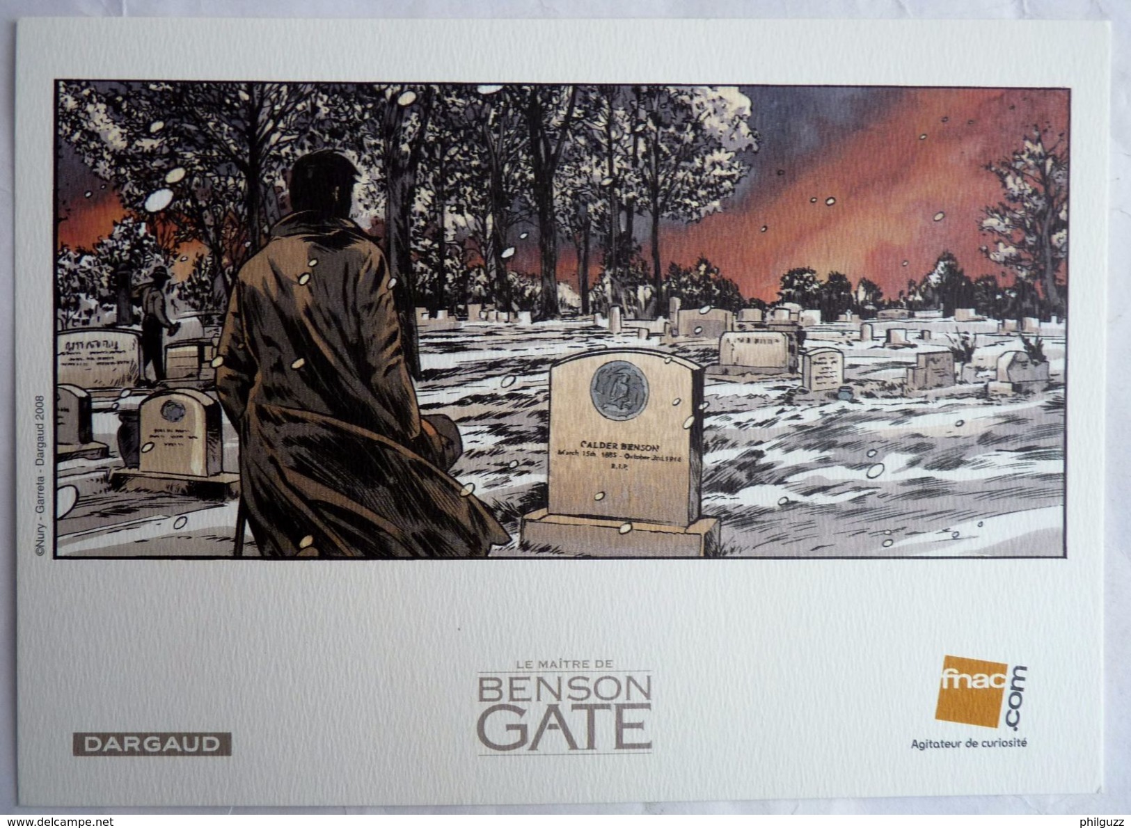 Ex-libris FNAC - 2008 - GARRETA NURY - LE MAITRE DE BENSON GATE - Ilustradores G - I