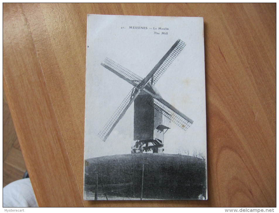 P1 - MESSINES  LE MOULIN THE MILL  TOP RARE - Mesen