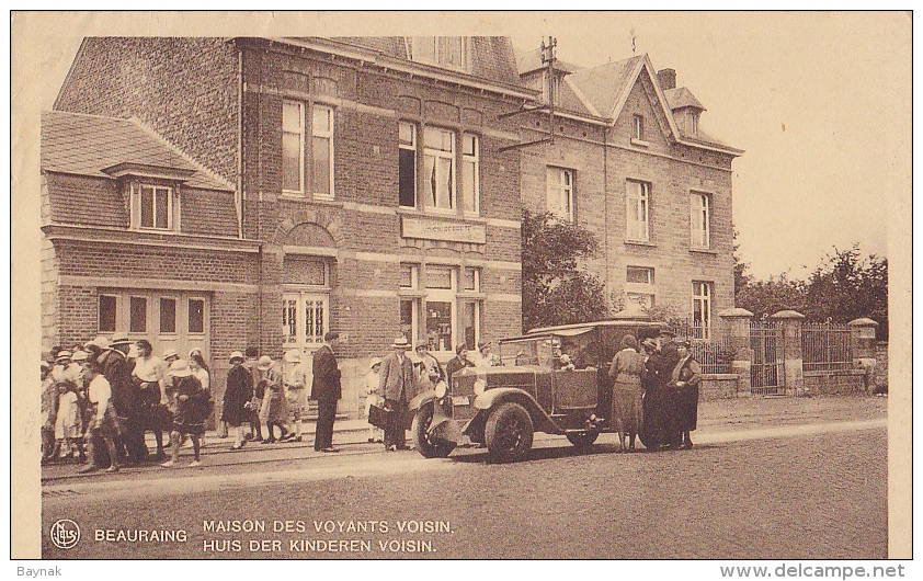 BELG38  --  BEAURAING  --  MAISON DES VOYANTS VOISIN  --  OLD CAR - Beauraing