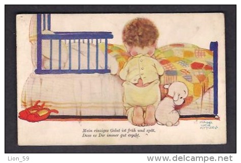 130897 / Illustrator MABEL LUCIE ATTWELL - BOY DOG , MEIN EINZIGES GEBET IST FRUH UND SPAT ,DASS ES DIR IMMER GUT ERGEHT - Attwell, M. L.