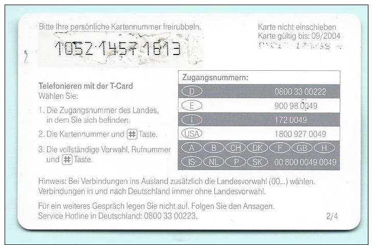 Germany / Deutschland  (270) T Card Holyday  DM 50 / € 25.56 - [3] T-Pay  Micro-Money