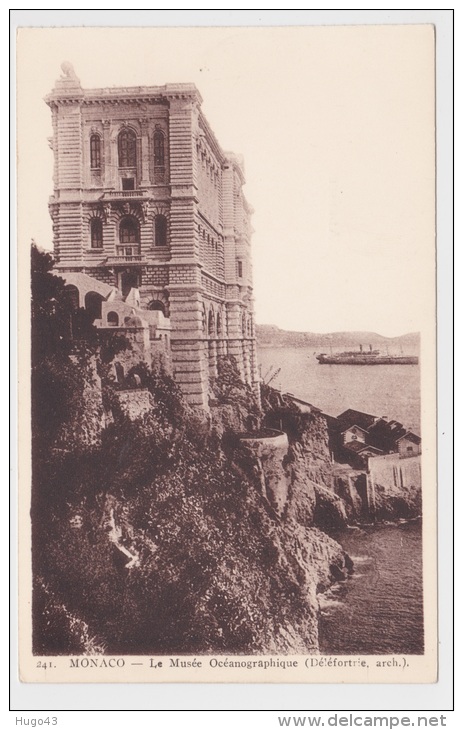 MONACO - N° 241 - LE MUSEE OCEANOGRAPHIQUE - Ed. LES BELLES EDITIONS FRANCAISES - Oceanografisch Museum