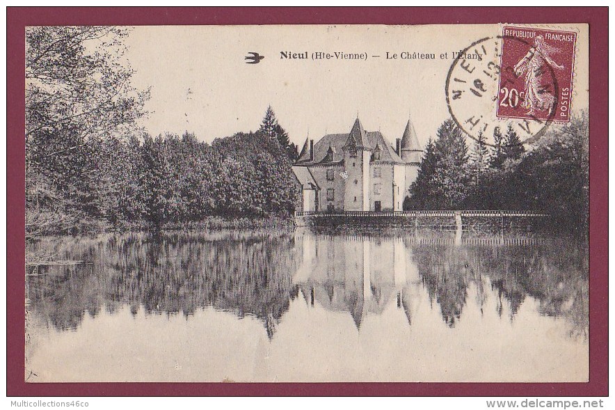 87 - 160713 - NIEUL - Le Château Et L'étang - Nieul