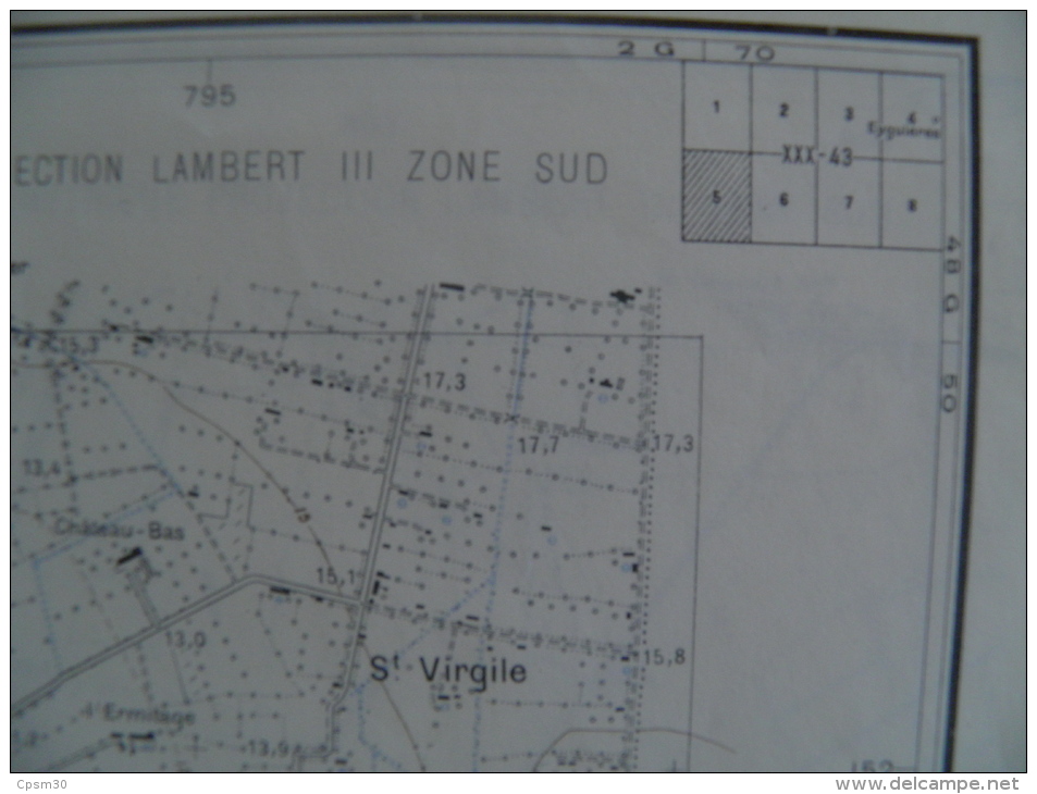 Carte Géographique - EYGUIERES N° 5 - échelle 1/20.000 Janvier 1963 - Raphèle-les-Arles Et Divers Mas (mas Thibert) - Topographische Karten