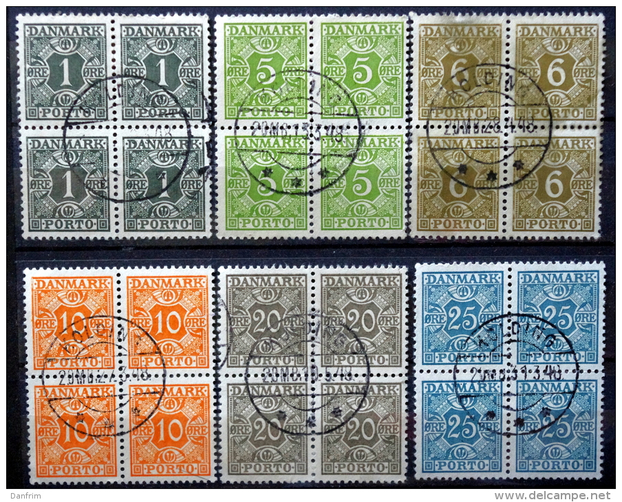 Denmark 1934-37 Porto MiNr. (O) ( Lot Ks 913  ) - Postage Due