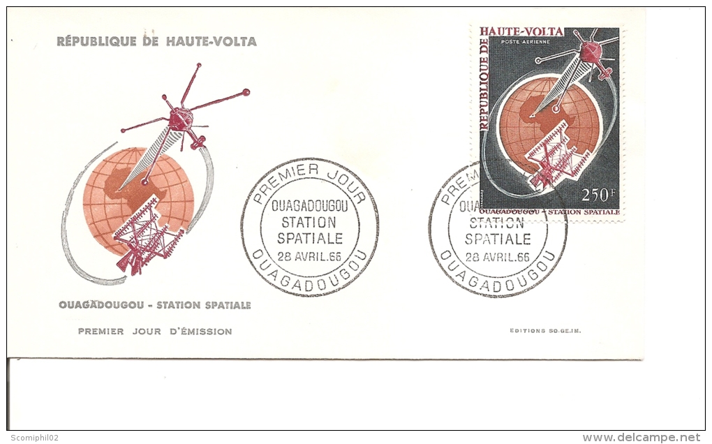 Espace - Station Spatiale ( FDC De Haute-Volta De 1966 à Voir) - Afrique