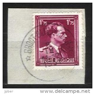 Belgique - N069 - Cachets à étoiles - Relais - GROOT-BIJGAARDEN - Sur N°832 Léopold III Col Ouvert - Postmarks With Stars