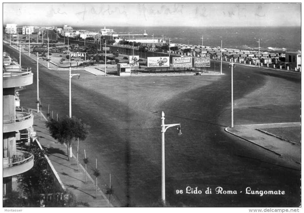 ROMA. Il Lido. Vg. C/fr. 1953. - Mehransichten, Panoramakarten