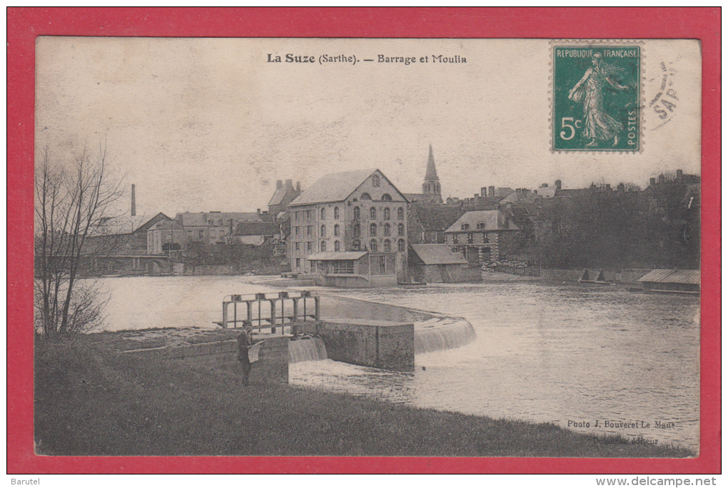 LA SUZE --> Le Barrage Et Le Moulin - La Suze Sur Sarthe