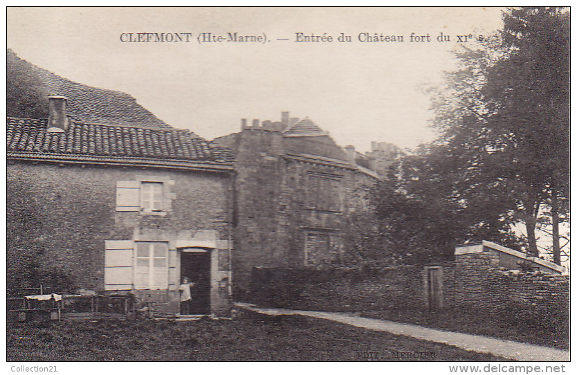 CLEFMONT ... ENTREE DU CHATEAU FORT - Clefmont