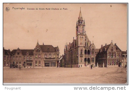 BELGIQUE:POPERINGHE:(Fl.Occid.):1926.Oostzijde Der Groote Markt.(Stadhuis En Post.) - Poperinge