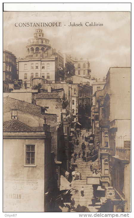 Carte Postale Photo De CONSTANTINOPLE (Turquie) Juksek Caldirim - - Turquia