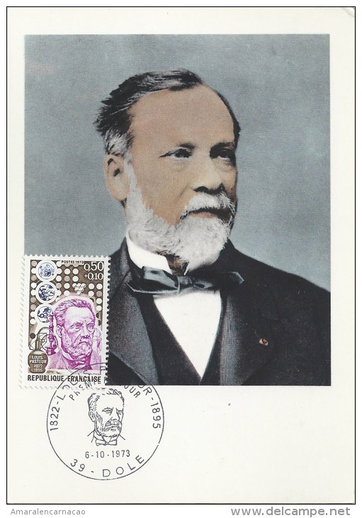 CARTE MAXIMUM - MAXICARD - MAXIMUMKARTE - MAXIMUM CARD - FRANCE - LOUIS PASTEUR - CHIMISTE ET BIOLOGISTE - Louis Pasteur