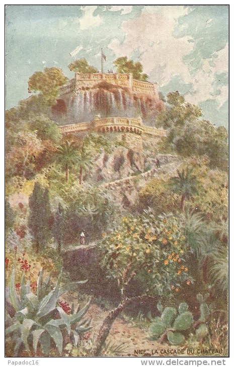 06 - Nice - La Cascade Du Château (Raphaël Tuck Et Fils - Oilette N° 103, D´après Les Aquarelles De Henry B. Wimbush) - Tuck, Raphael