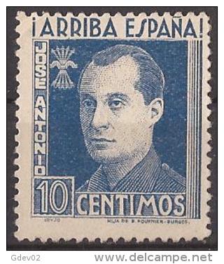 FET36-LM094TOSC.Espagne.Spain.España.JOSE ANTONIO PRIMO DE RIBERA.Falange.1938. (Gálvez 36**)en Nuevo.RARO - Otros & Sin Clasificación