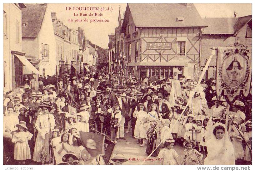 Le Pouliguen  44    Rue Du Bois Jour De Procession - Le Pouliguen