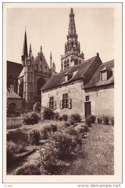 Anderlecht.  -  Vieux Béguinage Et Eglise Saint-Guidon (Formaat: 10cmX15cm) - Anderlecht