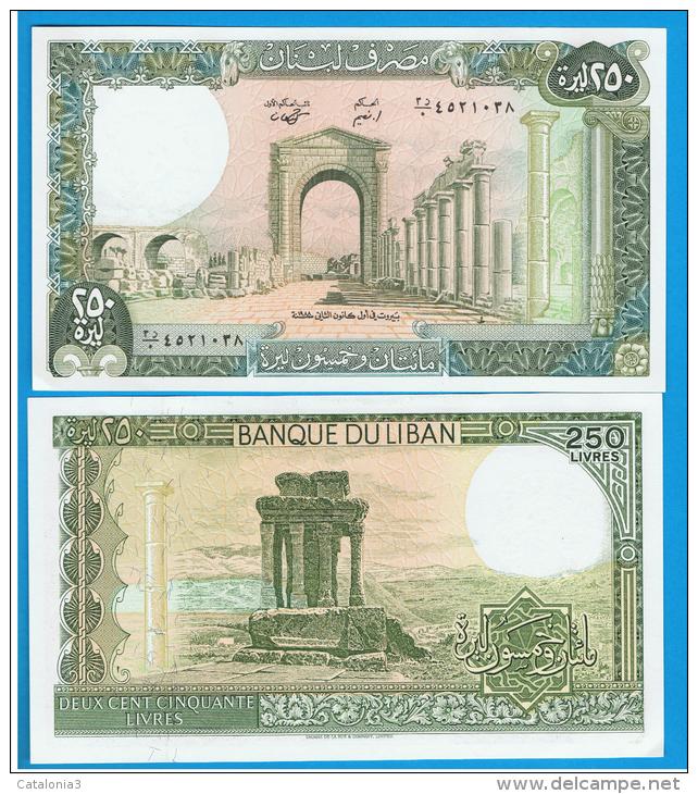 LIBANO - LEBANON - 250 Libras 1988 SC  P-67 - Lebanon