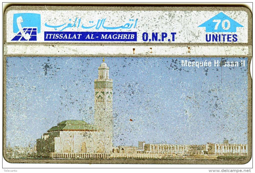 **Télécarte Magnétique Du MAROC  70Units Vide Qualité EC**** N°Lot 401F37842 - Maroc
