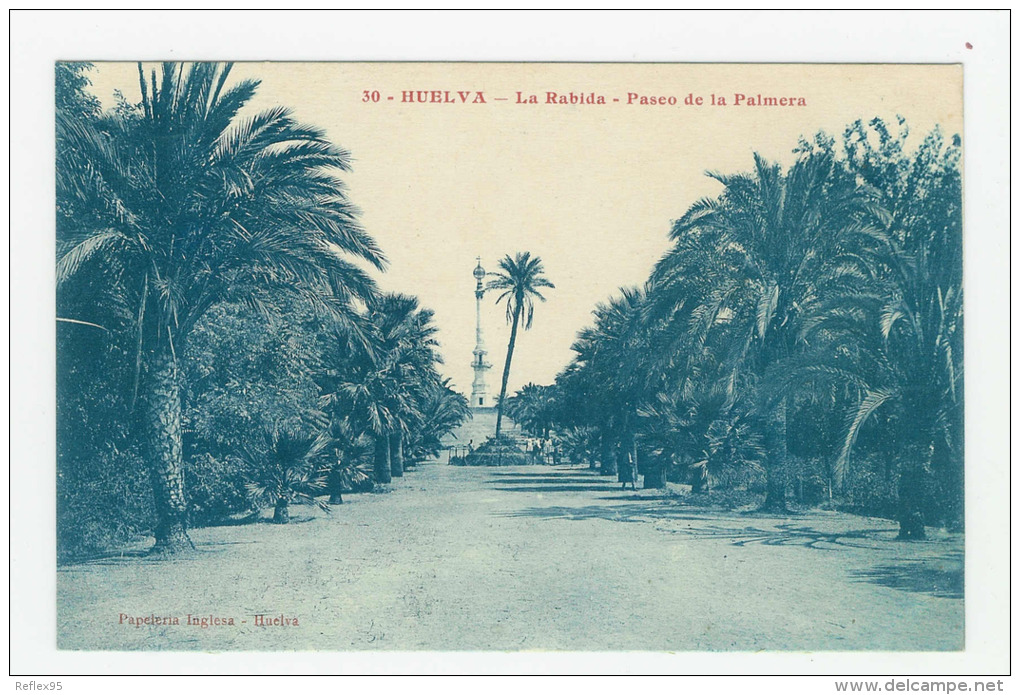 CPA ESPAGNE - Huelva - La Rabida - Paseo De La Palmera - Huelva