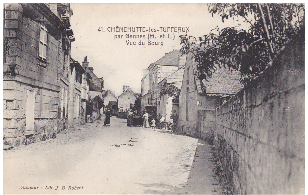 41 - CHENEHUTTE-les-TUFFEAUX Par Gennes (M.et L.) : Vue Du Bourg - Andere & Zonder Classificatie