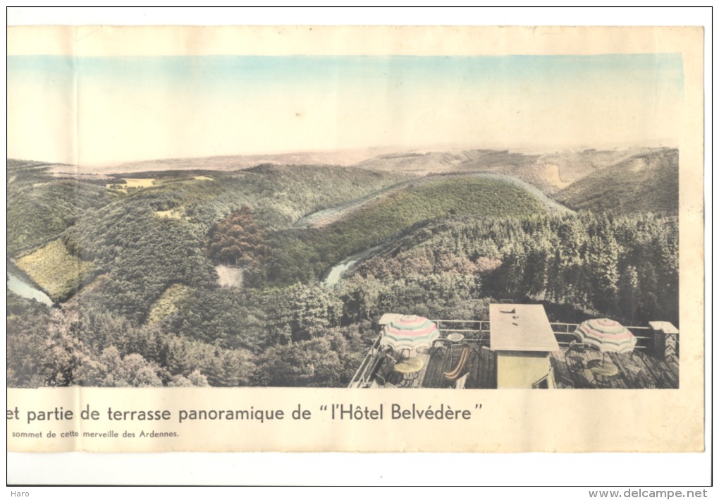 NADRIN - Le Hérou - Photo Panoramique (18 X 55 Cm) Des 6 Ourthes - Hôtel Belvédère  (b124) - Other & Unclassified