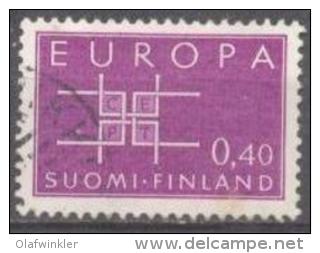 1963 Europa Mi 576 / Facit 580 / Sc 419 / YT 556 Used / Oblitéré / Gestempelt [lie] - Used Stamps