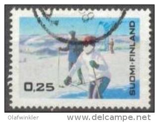 1968 Winter Tourism Mi 640 / Facit 642 / Sc 454 / YT 607 Used / Oblitéré / Gestempelt [lie] - Used Stamps