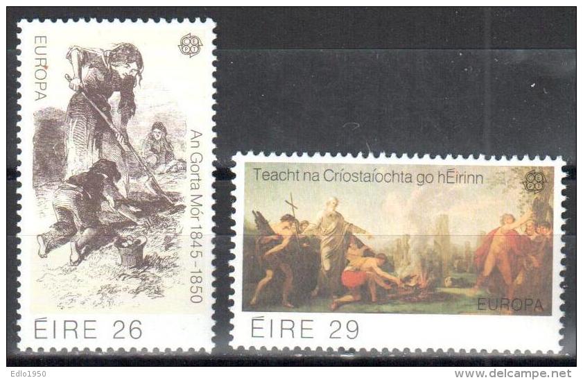Ireland 1982 Art Fresco Mi.466-467 MNH (**) - Unused Stamps