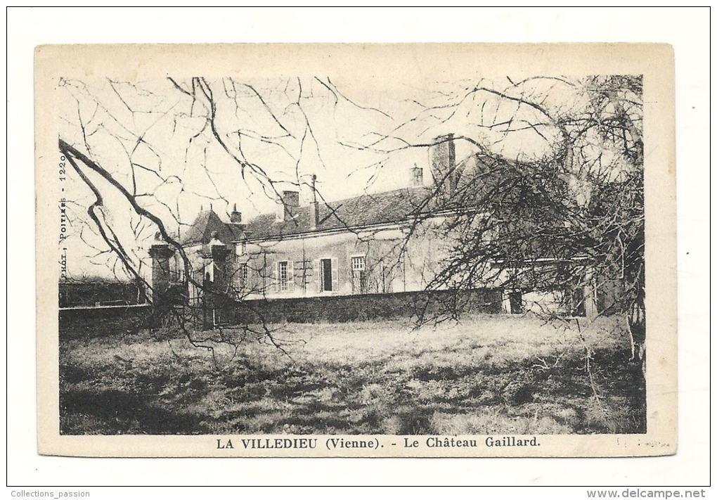 Cp, 86, La Villedieu, Le Château Gaillard - La Villedieu Du Clain