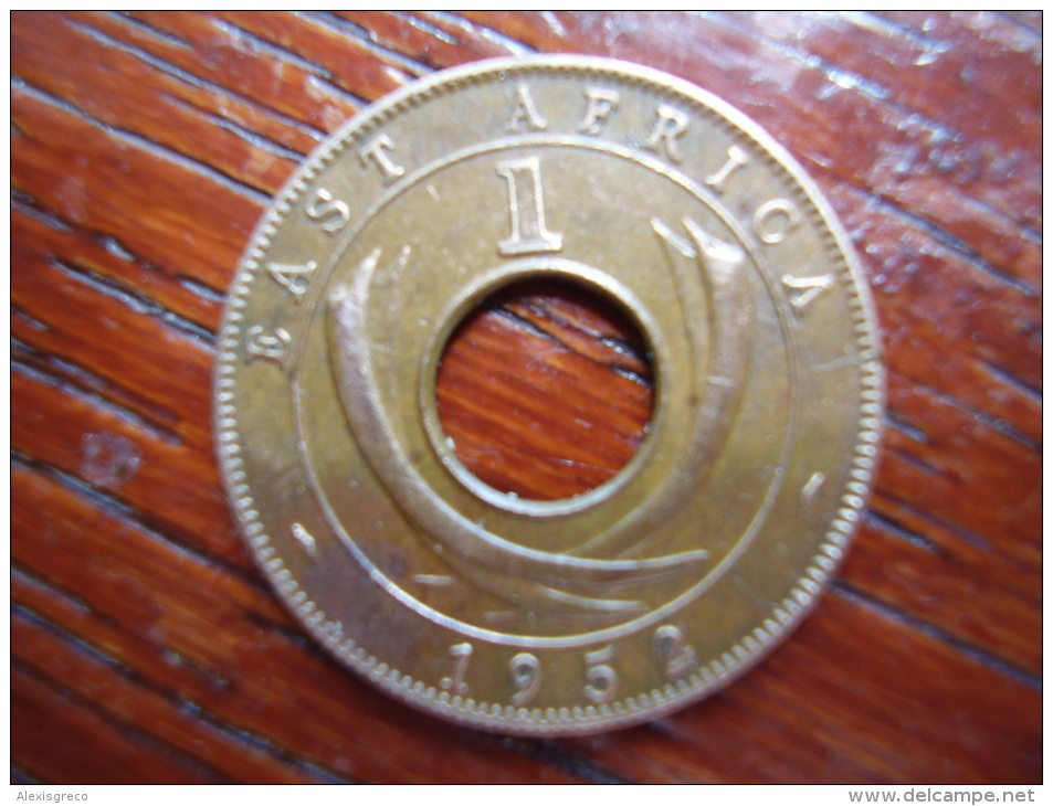 BRITISH EAST AFRICA USED ONE CENT COIN BRONZE Of 1952 KN. - East Africa & Uganda Protectorates