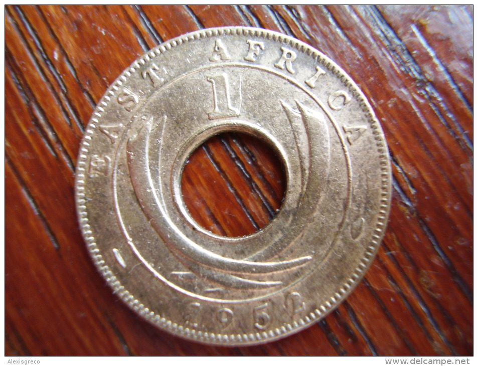 BRITISH EAST AFRICA USED ONE CENT COIN BRONZE Of 1952 KN. - East Africa & Uganda Protectorates