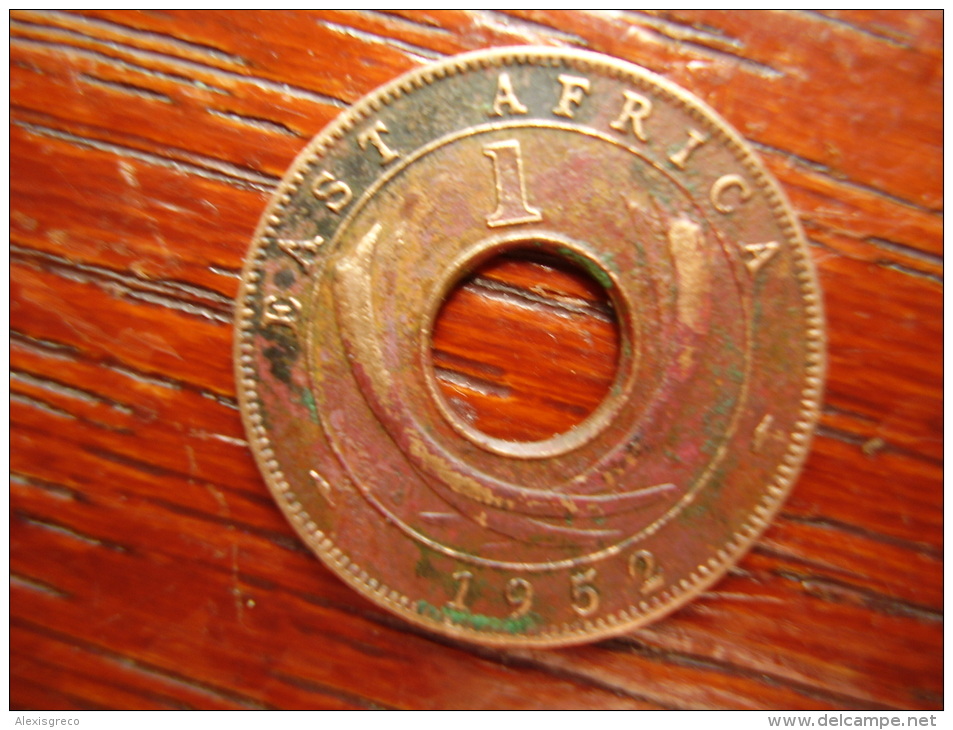 BRITISH EAST AFRICA USED ONE CENT COIN BRONZE Of 1952 KN. - East Africa & Uganda Protectorates