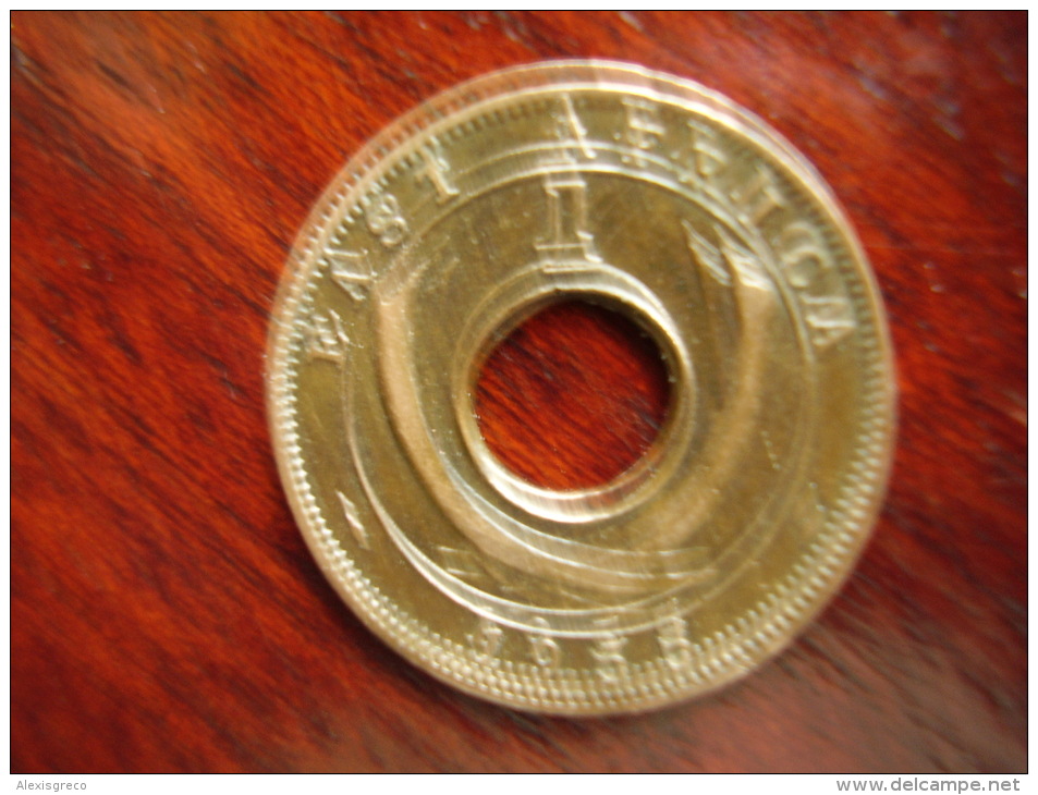 BRITISH EAST AFRICA USED ONE CENT COIN BRONZE Of 1955. - Africa Orientale E Protettorato D'Uganda