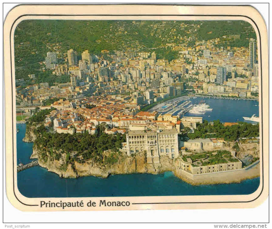Monaco Vue Aérienne Musée Océanographique - Flamme Jardin Exotique - Port