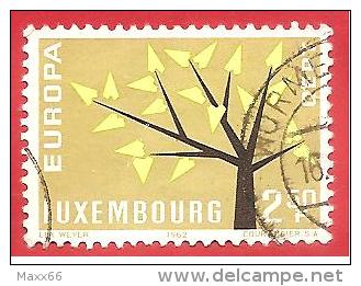 LUSSEMBURGO - LUXEMBOURG -  USATO - 1962 - EUROPA C.E.P.T.- Tree - 2,50 Fr. - Michel LU 657 - Used Stamps